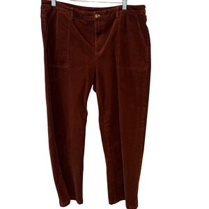 Tribal Women's Rust Corduroy Wide Leg Pants in‎ Size 16W